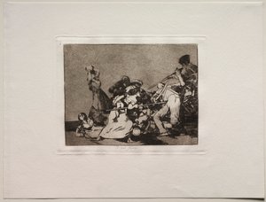 Okropności wojny: i są jak dzikie bestie autorstwa Francisco de Goya
