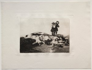 Okropności wojny: pochowaj je i zachowaj spokój autorstwa Francisco de Goya