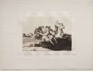 Okropności wojny: Dobroczynność, 1810. autorstwa Francisco de Goya