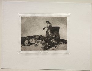 Okropności wojny: okrutna opowieść o nieszczęściu. autorstwa Francisco de Goya