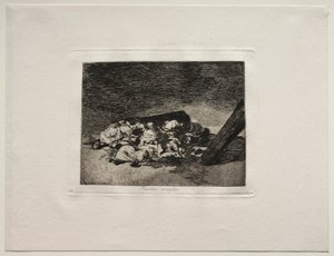 Okropności wojny: Żniwo umarłych autorstwa Francisco de Goya