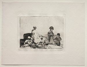 Horrory wojny: być może są innej rasy. autorstwa Francisco de Goya