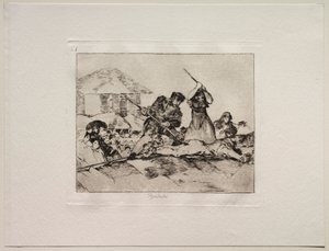 Okropności wojny: motłoch autorstwa Francisco de Goya