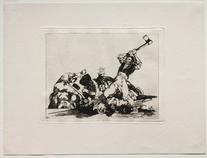 Okropności wojny: to samo. autorstwa Francisco de Goya