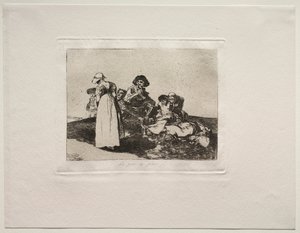 Okropności wojny: najgorsze jest błagać autorstwa Francisco de Goya
