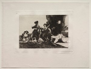 Okropności wojny: teraz nie ma czasu autorstwa Francisco de Goya