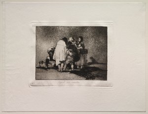 Okropności wojny: nie było nic do zrobienia, a on umarł autorstwa Francisco de Goya