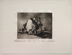 Okropności wojny: nie było nic do zrobienia i zmarł. autorstwa Francisco de Goya