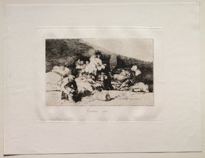 Horrory wojny: te też. autorstwa Francisco de Goya