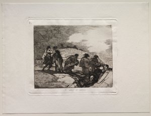 Okropności wojny: nie znają drogi autorstwa Francisco de Goya