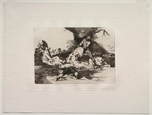 Horrory wojny: robią z nich użytek. autorstwa Francisco de Goya