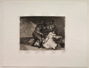 Okropności wojny: to jest złe autorstwa Francisco de Goya