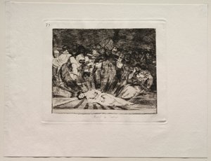 Okropności wojny: Prawda umarła autorstwa Francisco de Goya