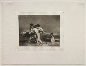 Okropności wojny: Nieszczęśliwa matka autorstwa Francisco de Goya