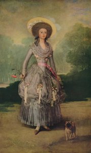 Markiza Pontejos, c1786 autorstwa Francisco de Goya