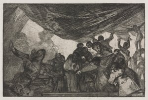 Przysłowia: Czysta głupota autorstwa Francisco de Goya