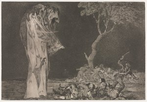 Przysłowia: szaleństwo strachu autorstwa Francisco de Goya
