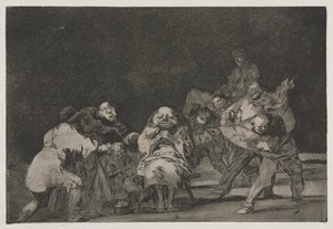 Przysłowia: Lojalność autorstwa Francisco de Goya