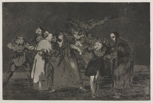 Przysłowia: Rany goją się szybciej niż pospieszne słowa autorstwa Francisco de Goya