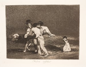 Nieszczęsna matka (50) autorstwa Francisco de Goya