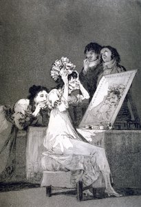 Aż do śmierci, 1799 autorstwa Francisco de Goya