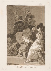 Nie znamy się autorstwa Francisco de Goya