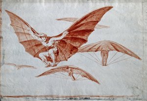 Sposoby latania, 1816 autorstwa Francisco de Goya