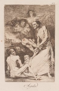 Wiatr, koniec XVIII-pocz. XIX w. (druk) autorstwa Francisco de Goya