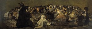 Sabat Czarownic lub Wielki Kozioł autorstwa Francisco de Goya