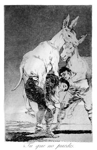 Ty, który nie możesz, 1799 autorstwa Francisco de Goya