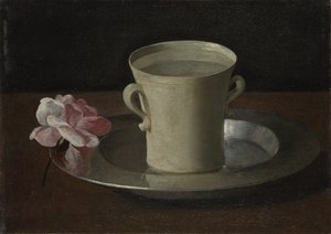 Kubek wody i róża, ok. 1630