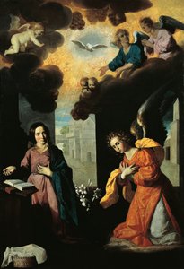 zwiastowanie autorstwa Francisco de Zurbaran
