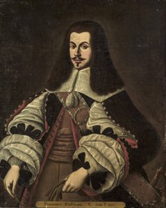 Barok : Portret Francisco de Zurbarana (1598-1664), Anonim, koniec XVII w. Olej na płótnie autorstwa Francisco de Zurbaran