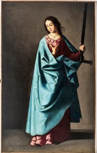 Eufemia Wielkiej Męczennicy (olej na płótnie) autorstwa Francisco de Zurbaran