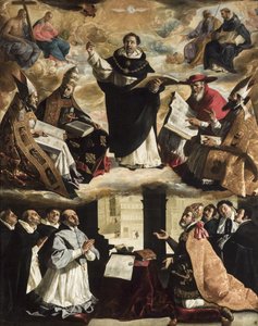 Apoteoza św. Tomasza z Akwinu, ok. 1631. autorstwa Francisco de Zurbaran