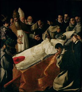 Wystawa Ciała św. Bonawentury (1221-74) po 1627 r. autorstwa Francisco de Zurbaran
