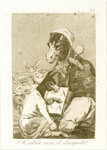 Czy uczeń może wiedzieć więcej? autorstwa Francisco de Goya