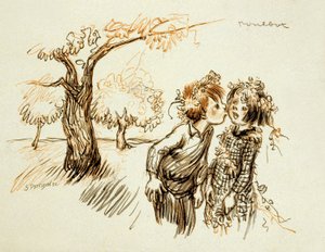 Ilustracja z „Poil de Carotte” (głowa marchewki) Julesa Renarda (1894)