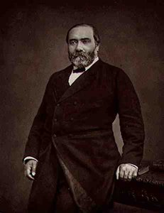 Francois Sarcey de Suttieres (1827-99), z „Galerie Contemporaine”, c.1874-78 (zdjęcie czarno-białe) autorstwa Franck Franck