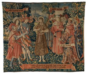 Gobelin, Głoszenie św. Jana (wełna i jedwab)