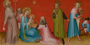 Adoracja Trzech Króli ze św. Antonim Opatem, ok. 1400