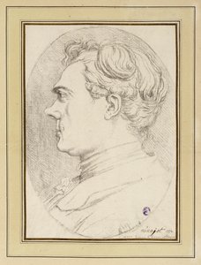Karykaturalny portret malarza Ménageota, Rzym 1772
