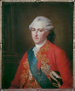 Król Ludwik XV ... (obraz na płótnie) autorstwa Francois Hubert Drouais
