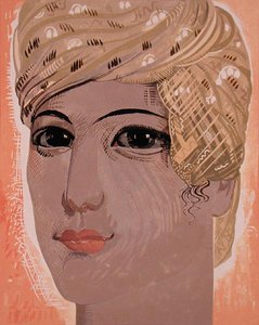 Ilustracja do „Kim” Rudyarda Kiplinga z 1930 r. autorstwa Francois Louis Schmied