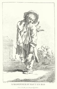 Kominiarz (grawerowanie) autorstwa Francois (after) Boucher