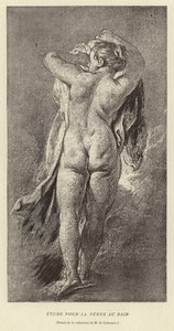 Studiuj dla Wenus w wannie autorstwa Francois (after) Boucher