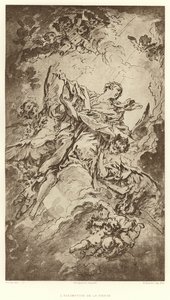 Wniebowzięcie Najświętszej Maryi Panny (rycina) autorstwa Francois (after) Boucher