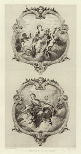 Astronomia, Retoryka (grafika) autorstwa Francois (after) Boucher