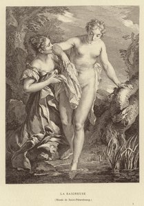 Kąpiący się autorstwa Francois (after) Boucher