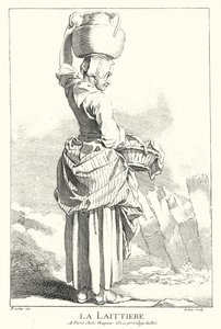 Dojarka (grawerowanie) autorstwa Francois (after) Boucher